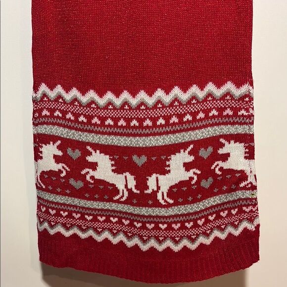 Derek Heart Red Short Sleeve Crew Neck Sweater Dress - Picture 7 of 7